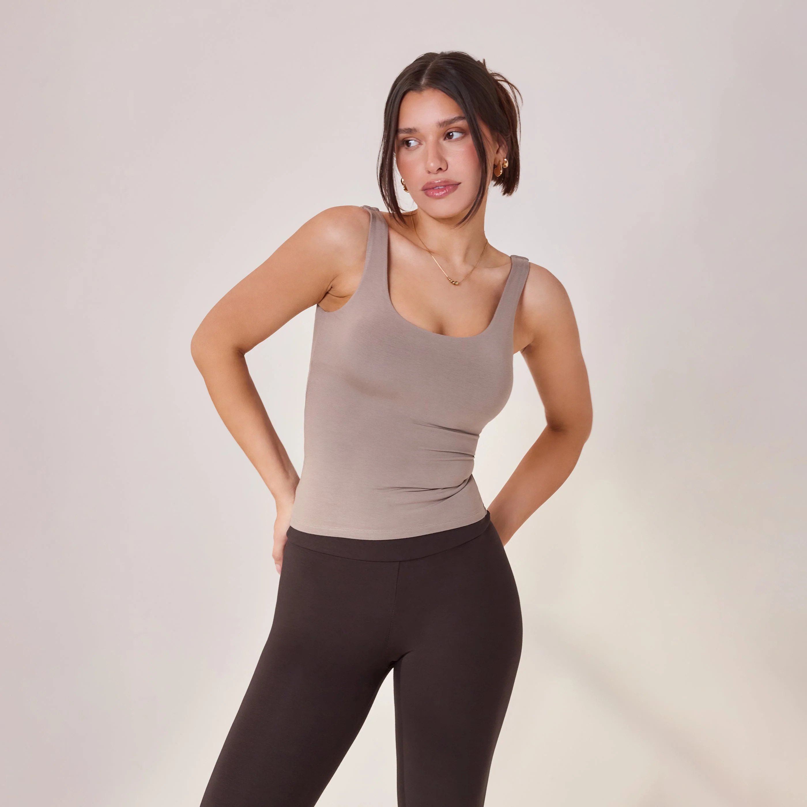 Lightweight Everyday Tank Top | Stone | LOVALL