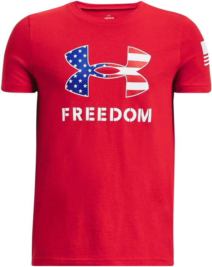 Under Armour boys Freedom Logo TShirt | Amazon (US)