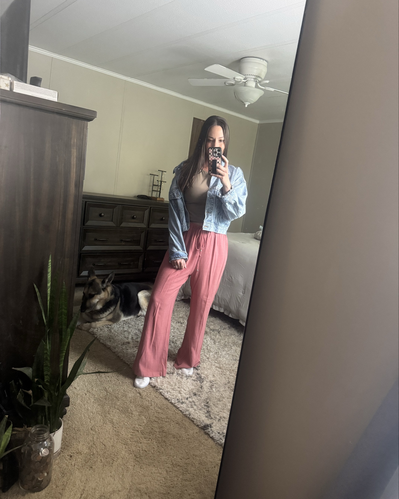 Comfy wide leg linen-type pants, cropped flattering tank, oversized denim jacket, white Keds!

Amazon | Abercrombie | Spring | Casual | Cute | Mom

#LTKSeasonal