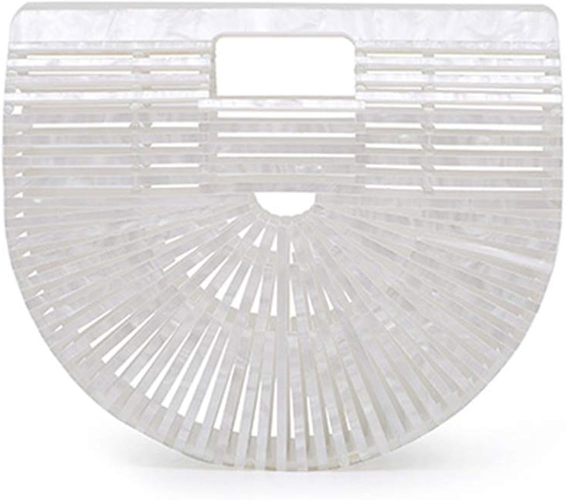 Vakaer Womens Acrylic Clutch Handbag Large Tote Bag Beach Bag | Amazon (US)