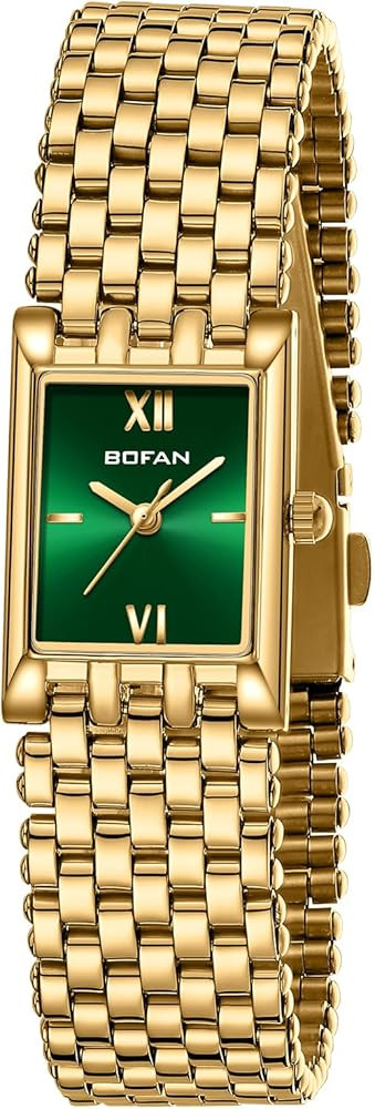 BOFAN Gold Watches for Women Luxury Ladies Quartz Wrist Watches with Stainless Steel Bracelet,Wat... | Amazon (US)