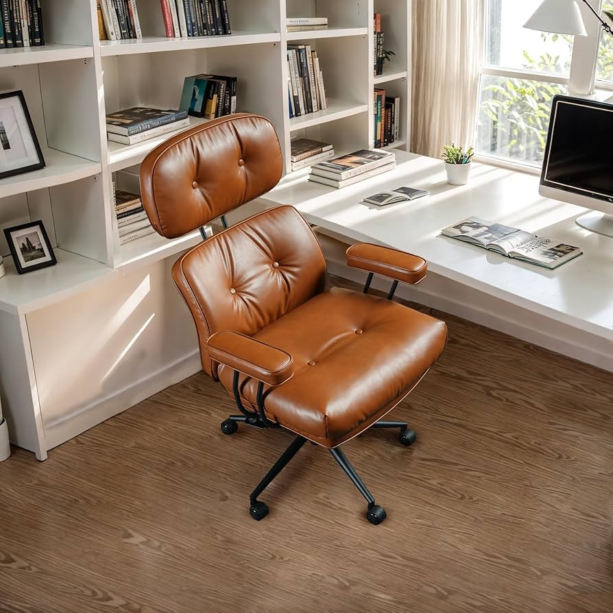 Faux Leather Executive Office Chair - Big and Tall Ergonomic Home Office Chair,Reclining Computer... | Amazon (US)