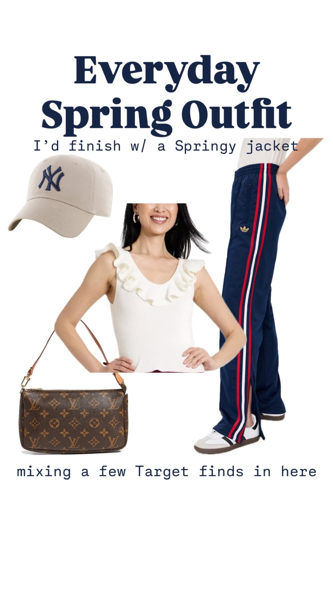 Spring outfit- wear something like this instead of leggings!!!
Taget
on sale
track pants

#LTKSaleAlert #LTKOver40