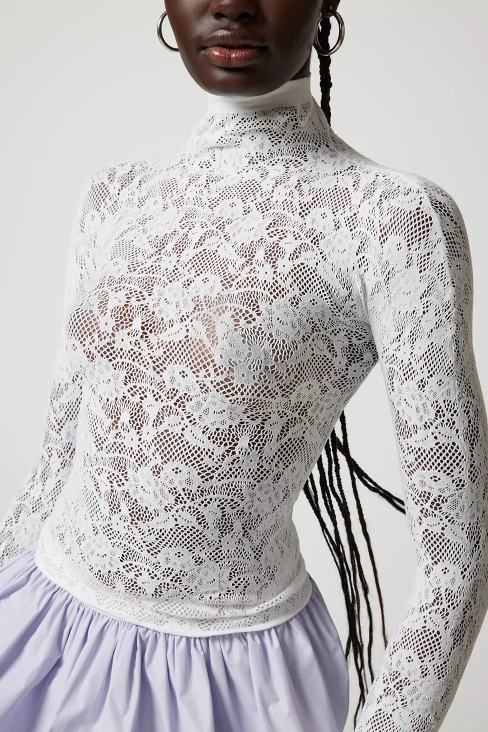 Out From Under Divine Sheer Lace Cutout Top | Urban Outfitters (US and RoW)
