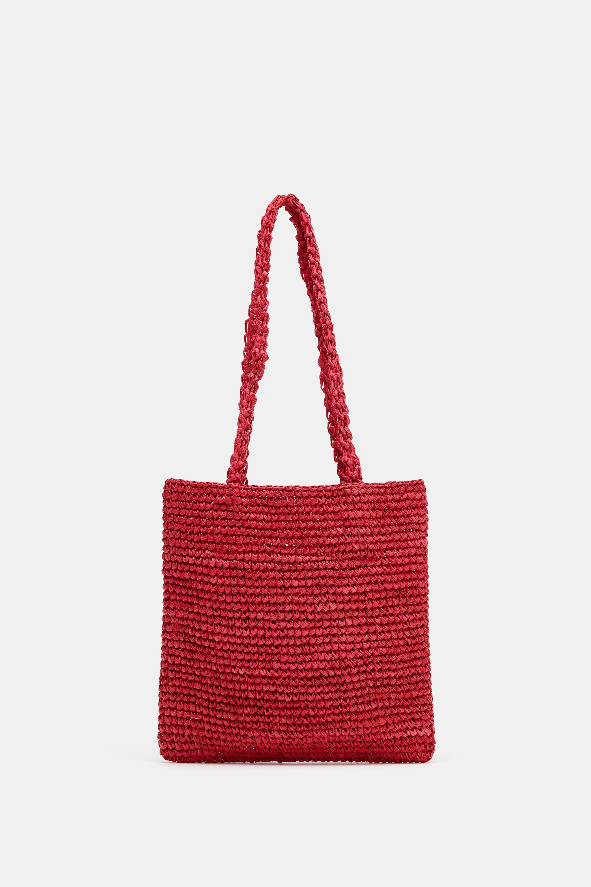 MINI RAFFIA TOTE BAG | Zara UK
