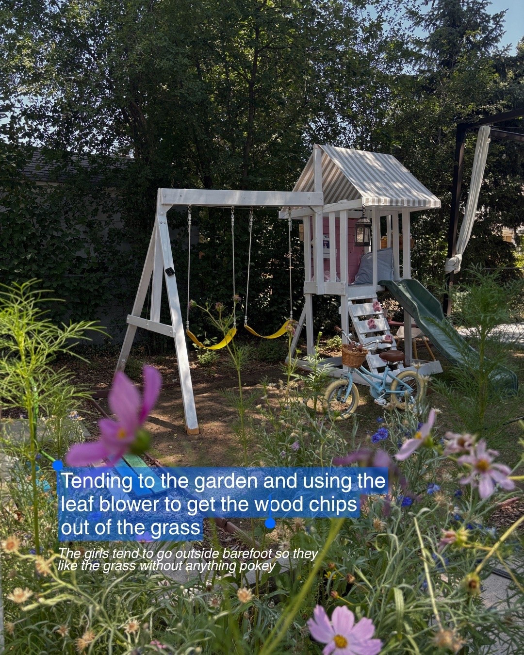 My girls love the makeover we did on their swing set

#LTKdayinmylife #LTKmomlife #LTKHome