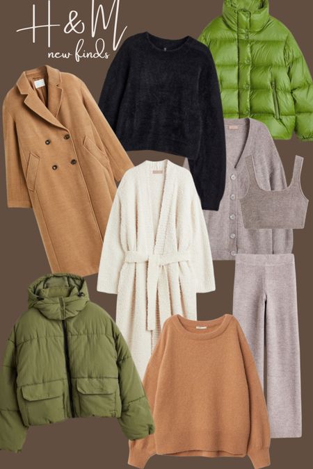 H&M new winter finds
Look for less
Sweater
Coats 
Long coats
Joggers
Cozy pants 
Crop top 
Puffer jacket
Puffer vest
Holiday dress 
Winter clothes 

#LTKSeasonal #LTKunder100 #LTKstyletip