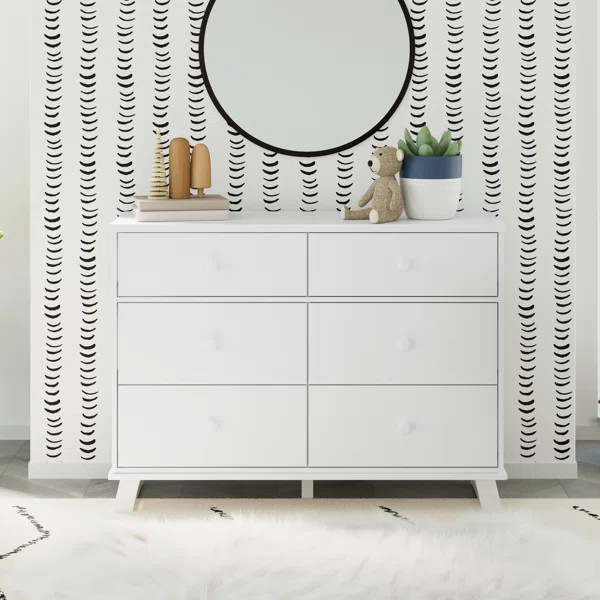 Modern 6 Drawer Double Dresser | Wayfair North America