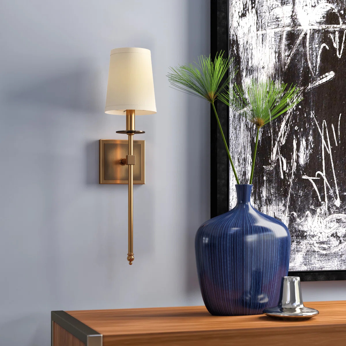 1-Light Wallchiere in Warm Brass | Wayfair North America