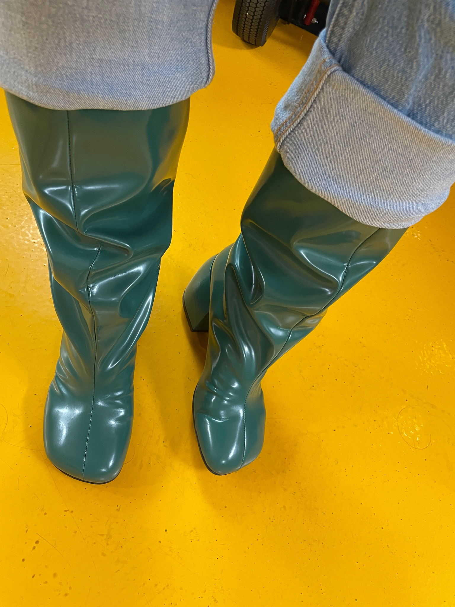 The color contrast works so well with these boots and anything really 

#LTKSeasonal #LTKShoeCrush