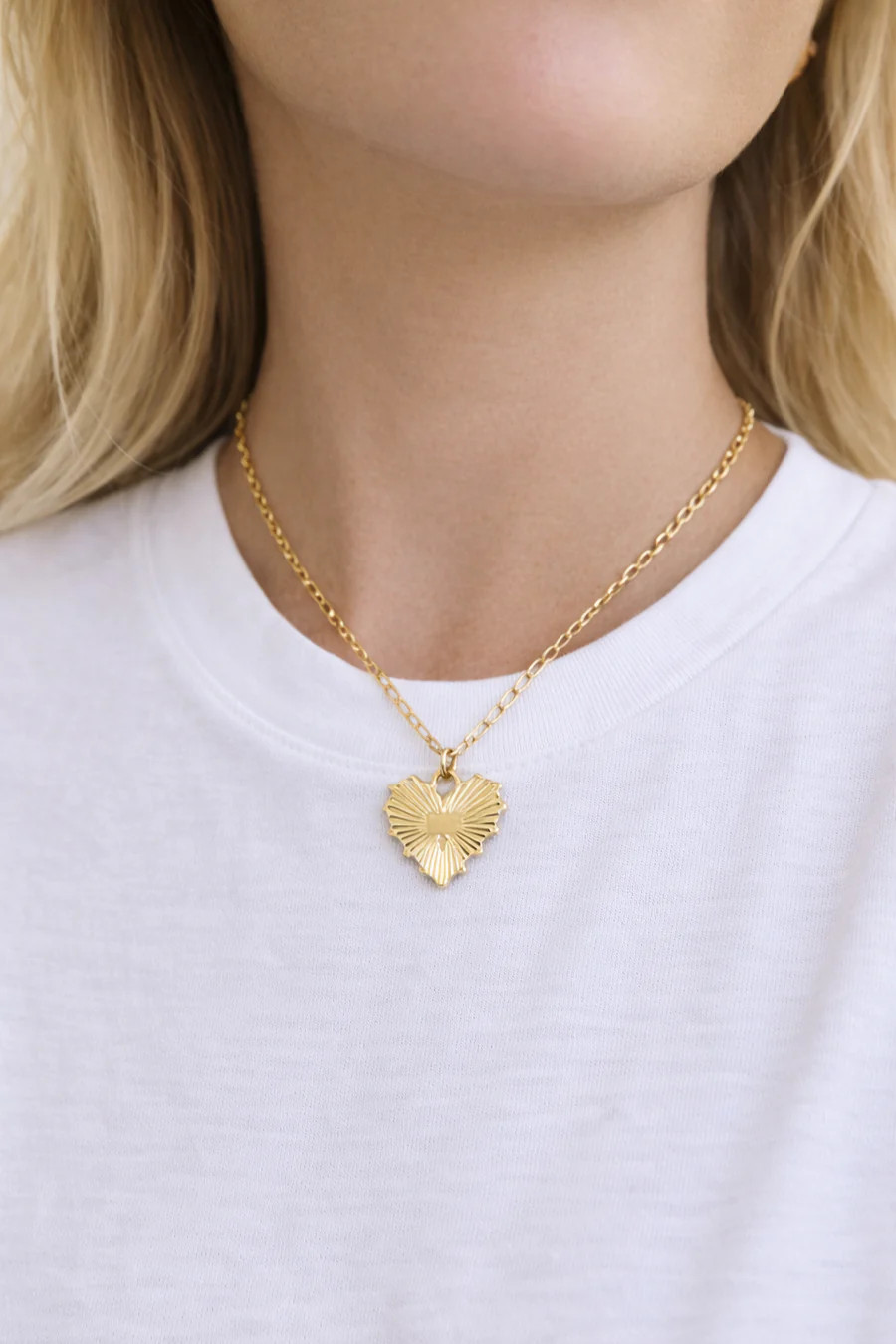 Golden Moments Heart Necklace | Erin McDermott Jewelry