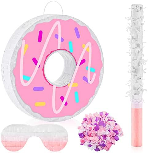 Lewtemi Piñata Party Decorations with Stick Blindfold and Confetti for Party Decorations Centerp... | Amazon (US)