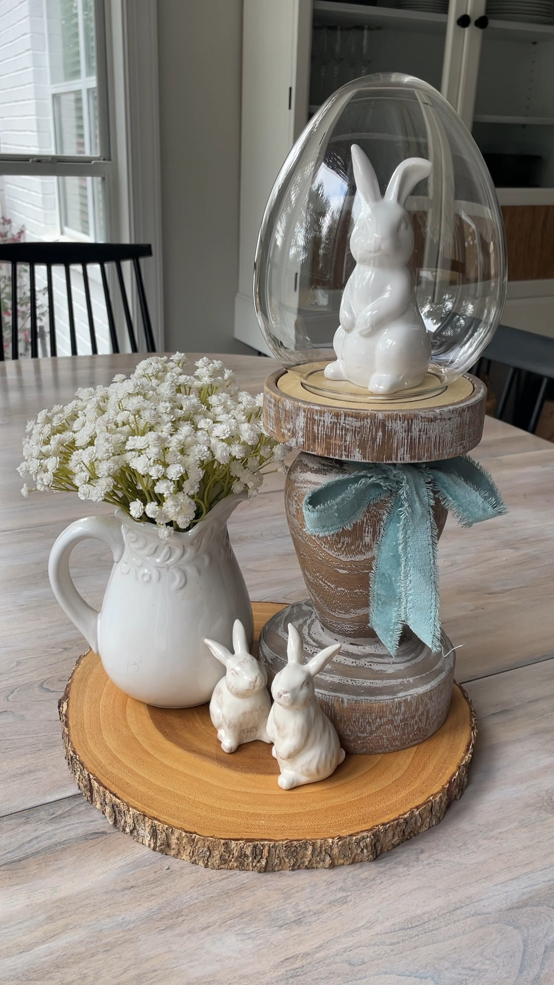 Simple Easter Centerpiece | Spring Decor | Neutral Home | Easter Decor | Spring Vignette 

#LTKhome #LTKVideo #LTKSeasonal