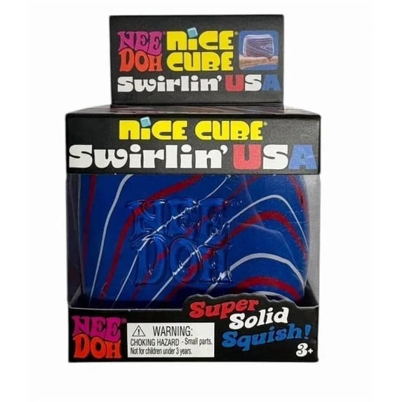 trending nee doh like nice cube, 1 RANDOM USA COLOR CHOSEN, STRESS CUBE RELIEVE, SENSORY FIDGET | Walmart (US)