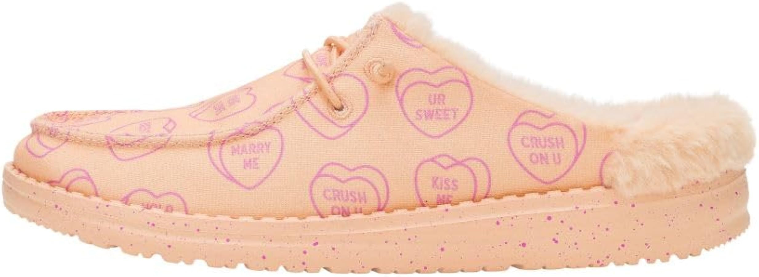 HEYDUDE Wendy Slip X Sweethearts Peach/Pink | Amazon (US)