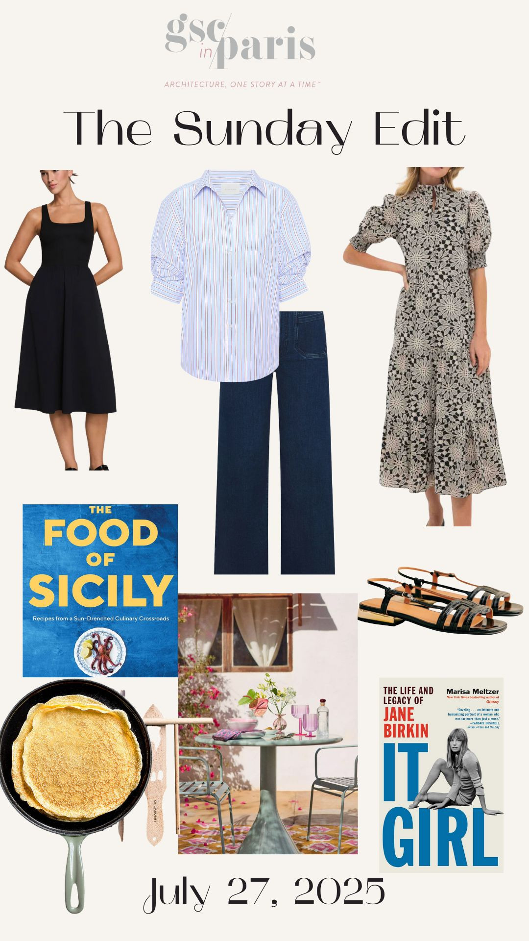 This week, I have some pieces that will go well from Summer to Fall, new books to check out, the crêpe pan that will make amazing crêpes and a charming outdoor bistro table and chair set to frenchify your life!  

 #LTKSeasonal #LTKHome #LTKStyleTip