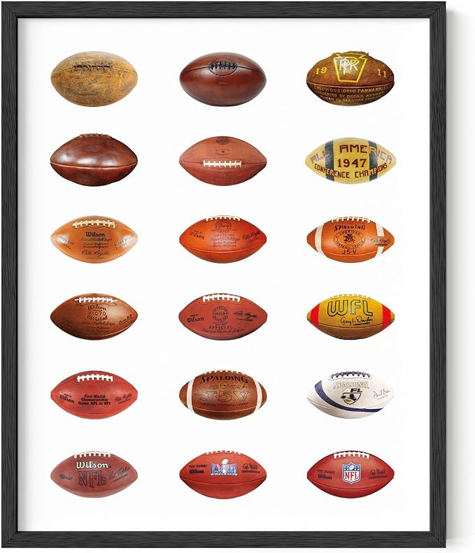 HAUS AND HUES Sports Room Decor for Boys Bedroom - Basketball and Football Decor for Teens, Cool ... | Amazon (US)