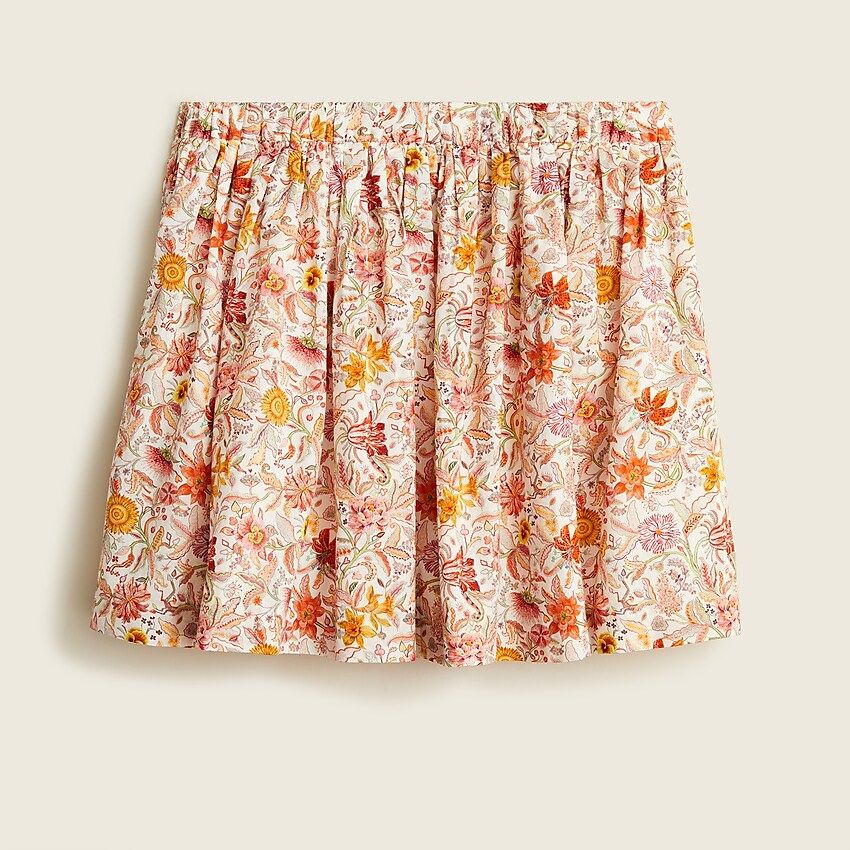 Girls' pull-on skirt in Liberty® floral | J.Crew US
