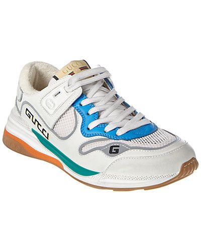 Gucci Ultrapace Leather & Mesh Sneaker | Gilt