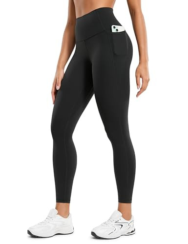 CRZ YOGA Butterluxe Workout Leggings Pockets 25'' - High Waisted Gym Womens Yoga Pants Buttery So... | Amazon (US)
