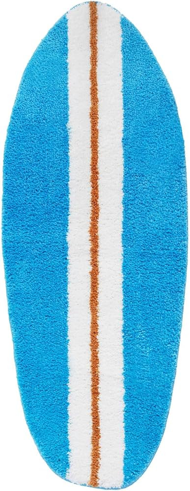 Surfboard Rug, Surfboard Shaped Bath Mat for Y2K Room Decor, Non-Slip Flocking Hypebeast Carpet f... | Amazon (US)