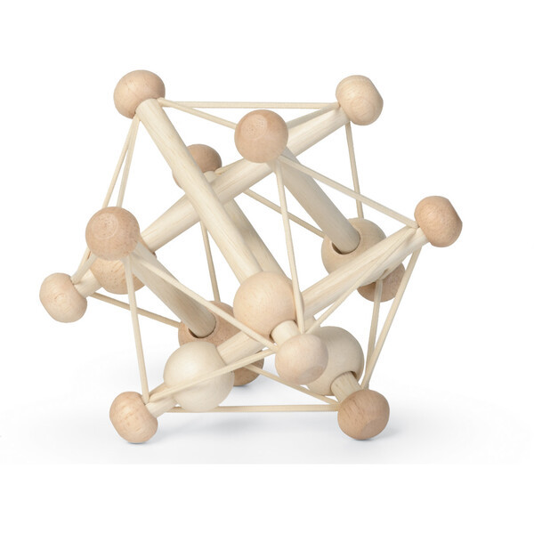 Skwish Natural Rattle and Teether Grasping Activity Toy | Maisonette