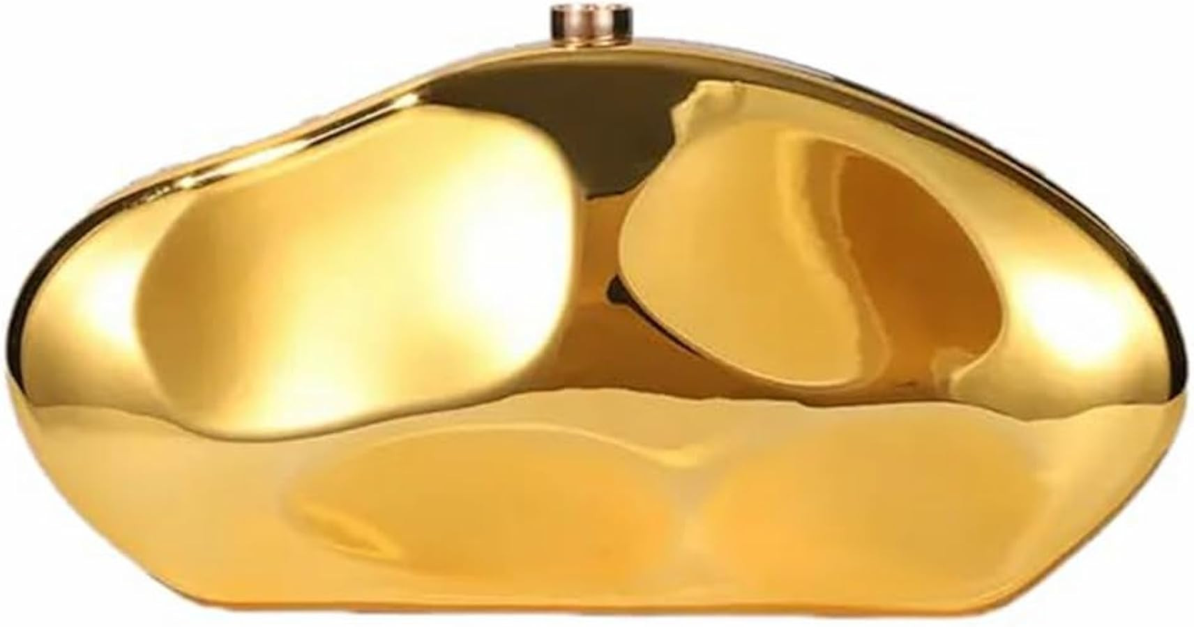 Pearlescent Shell Acrylic Clutch Bag with Metal Clasp for Women | Amazon (US)