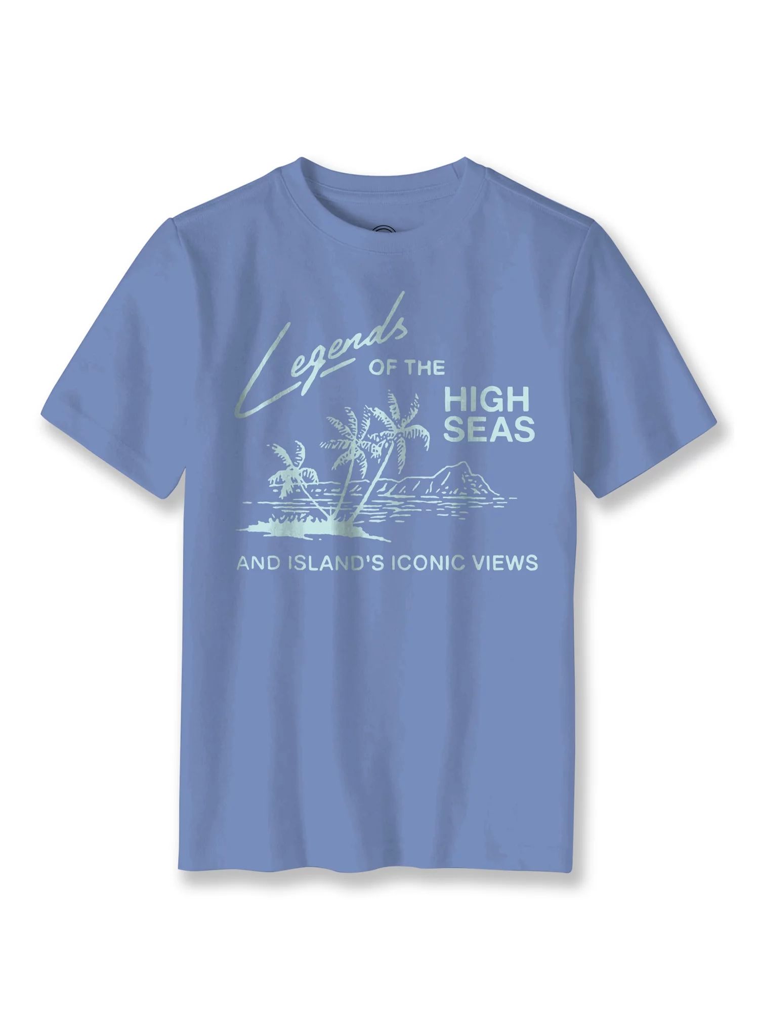 Wonder Nation Boys High Seas, Crew Neck, Short Sleeve, Graphic T-Shirt, Sizes 4-18 - Walmart.com | Walmart (US)