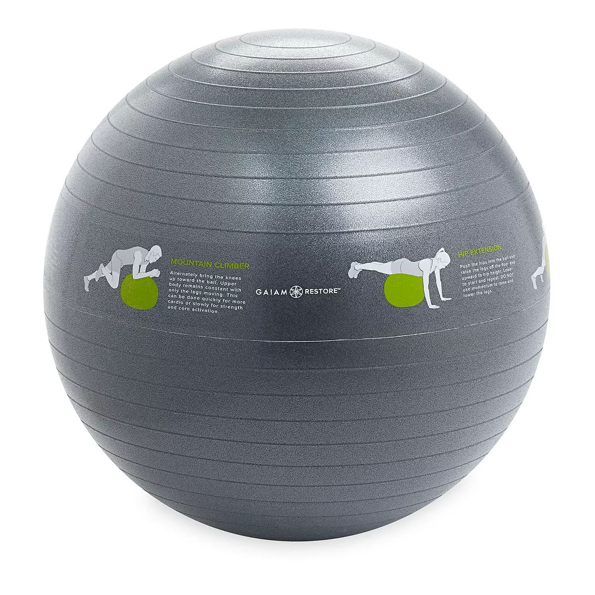 Gaiam Restore Self-Guided Stability Ball | Kohl's