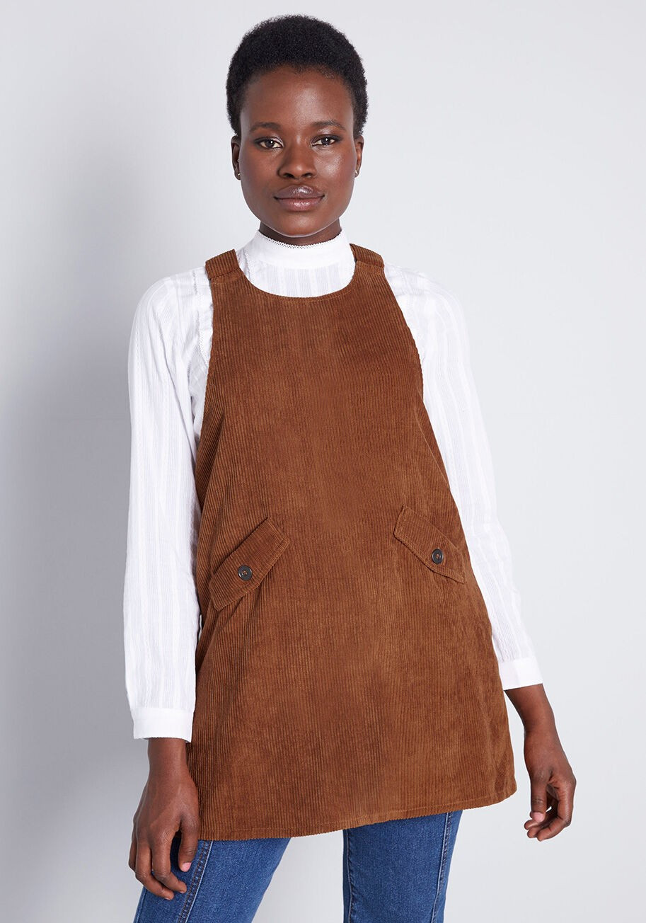 Sociable Scholar Corduroy Jumper | Modcloth