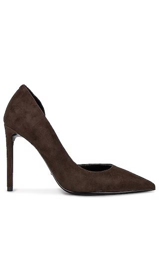 Alyx Heel in Espresso Suede | Revolve Clothing (Global)