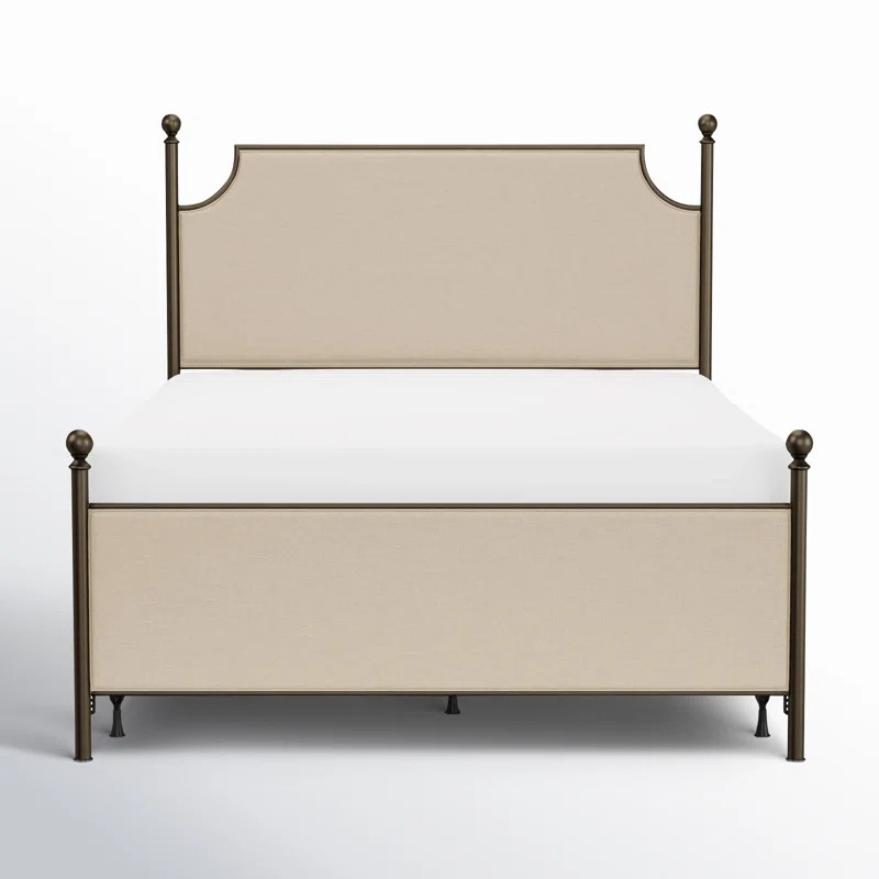 Aasif Upholstered Metal Standard Storage Bed | Wayfair North America