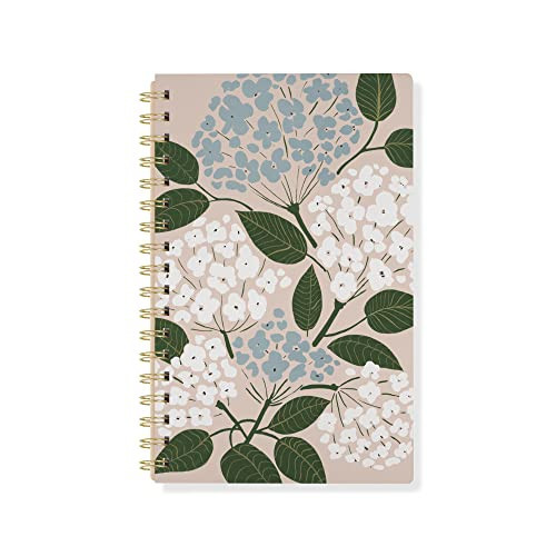 Fringe Studio "HYDRANGEAS 6" X 9.5" SIGNATURE VEGAN LEATHER SPIRAL JOURNAL - 160 PAGES, Megan Galante Collection (896084) | Amazon (US)