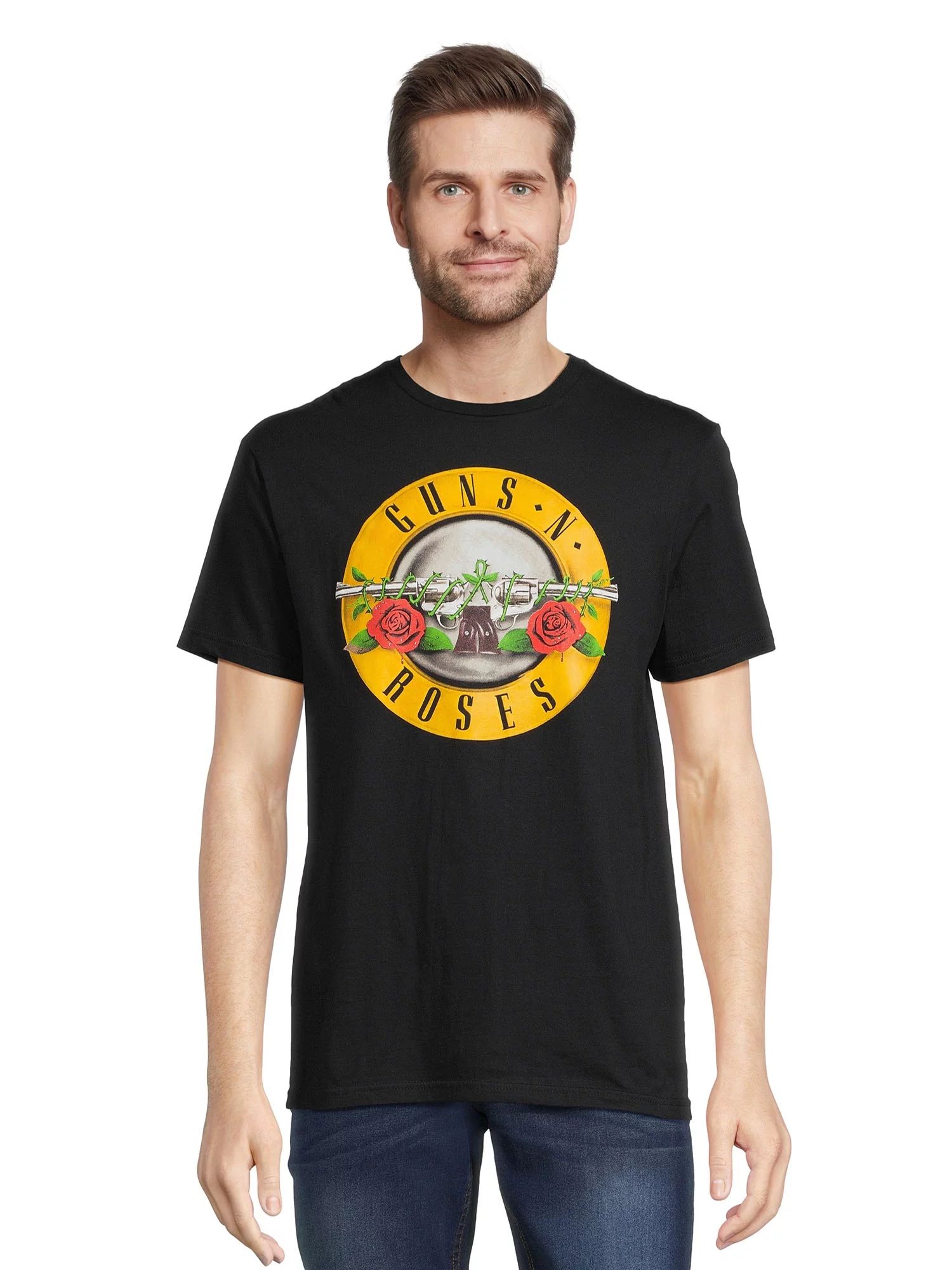 Guns N' Roses Icon Men's & Big Men's Graphic Tee with Short Sleeves, S-3XL | Walmart (US)