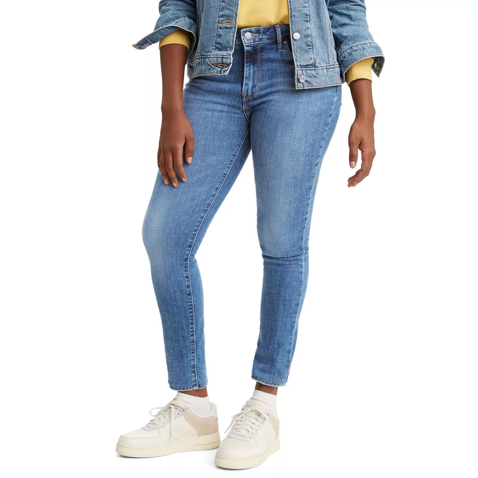 Women's Levi's 721 Modern Fit High Rise Skinny Jeans, Size: 34(US 18)Small, Light Blue | Kohl's