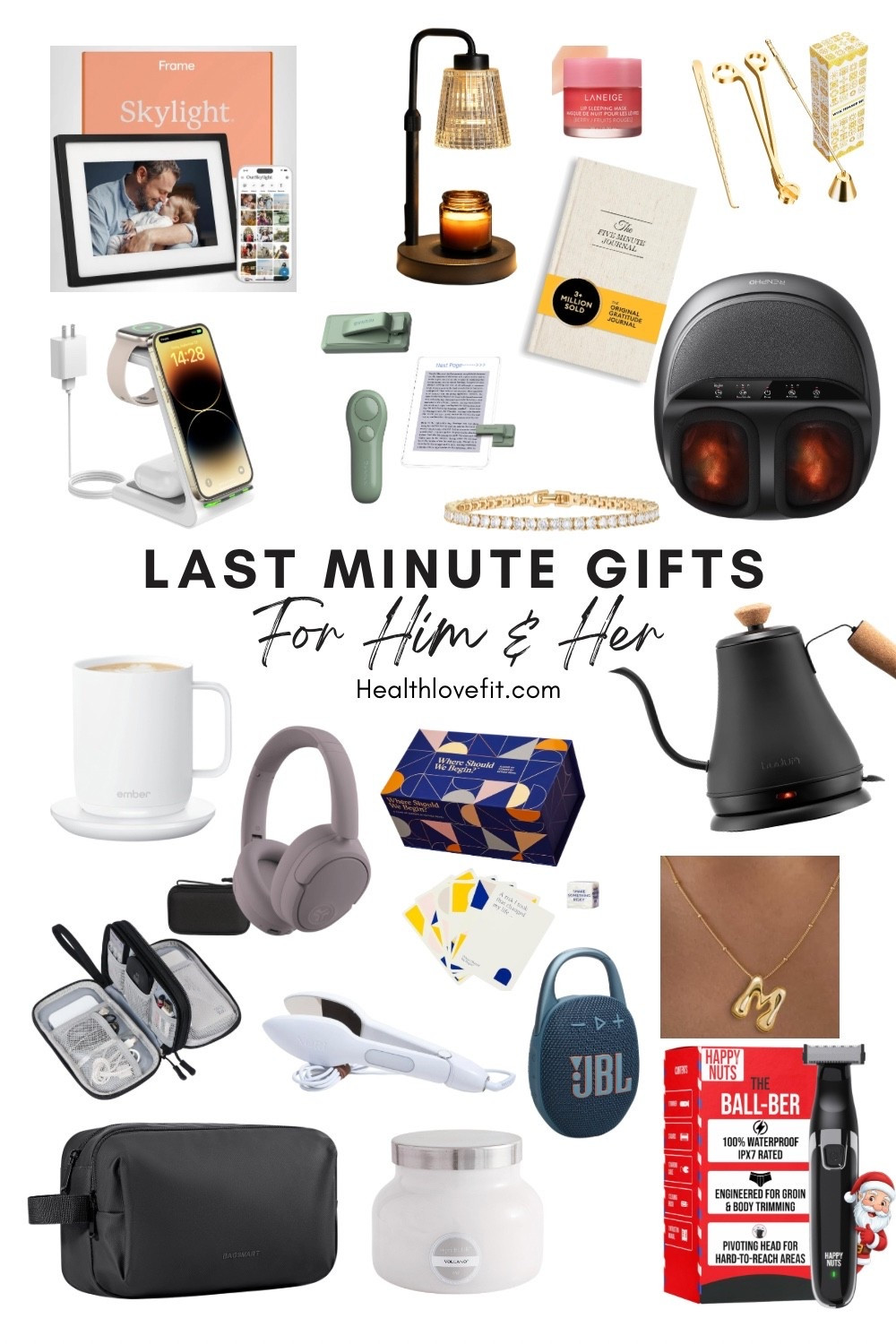 Last minute gift ideas for him and her. This is for all my procrastinators. Yes all these will come in before Christmas! But always double check before purchasing!! These picks are all relatively unisex, maybe minus the hair trimmer haha. But they’re practical and useful. Make sure to get things that make sense for the person you’re gifting to. 

My top picks would be the digital picture frame, candle warmer, and feet massager. Also honorable mention to the conversation cards game set, kindle book clicker, and the temperature mug to keep it warm. 

Tags: last minute Christmas gifts, last minute holiday gifts, holiday gifts for him, holiday gifts for her, holiday gift guide, holiday gift ideas

#LTKHoliday #LTKGiftGuide #LTKHome