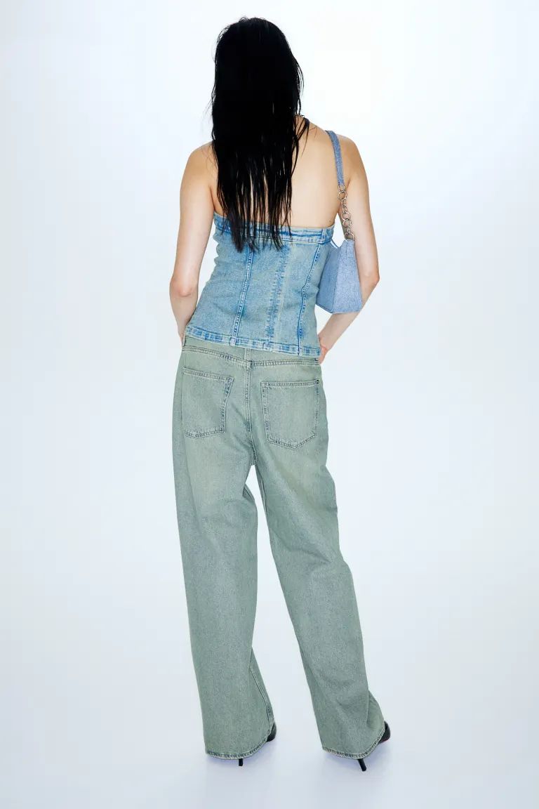 Baggy Low Jeans - Denim blue - Ladies | H&M US | H&M (US + CA)