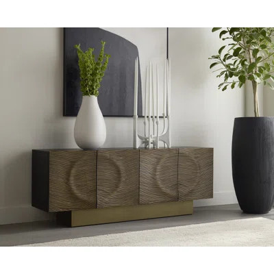 Dharkan 71.75'' Sideboard - Black | Wayfair North America