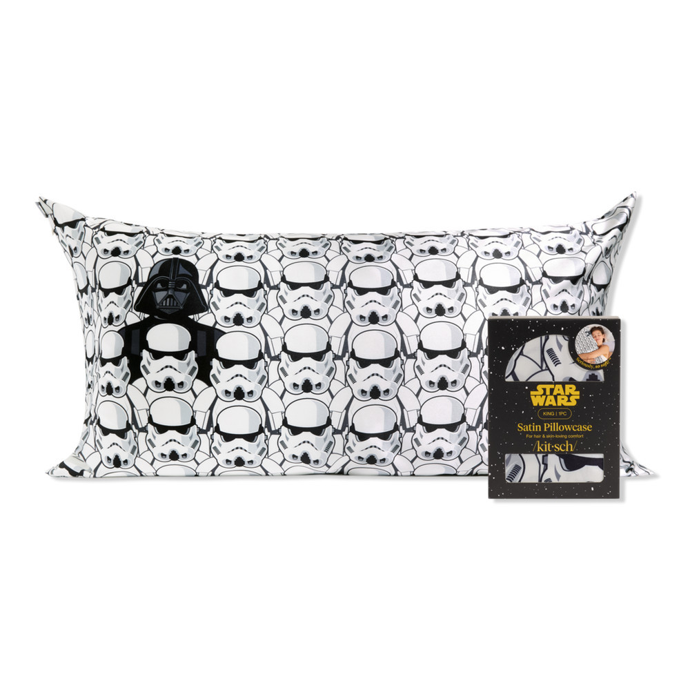 Kitsch x Star Wars King Satin Pillowcase - Darth Vader & Stormtroopers | Ulta