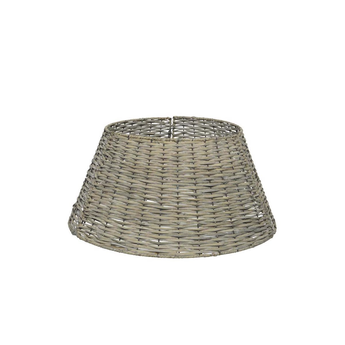 Everlands Gray Willow Basket Tree Collar Indoor Christmas Decor 11 in. | Target