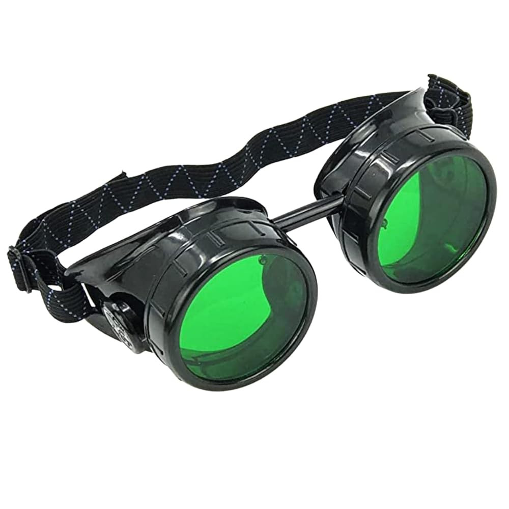 Steampunk Mad Scientist Goggles Rave Glasses Costume Eye Protection Goggles Welding Style | Amazon (US)