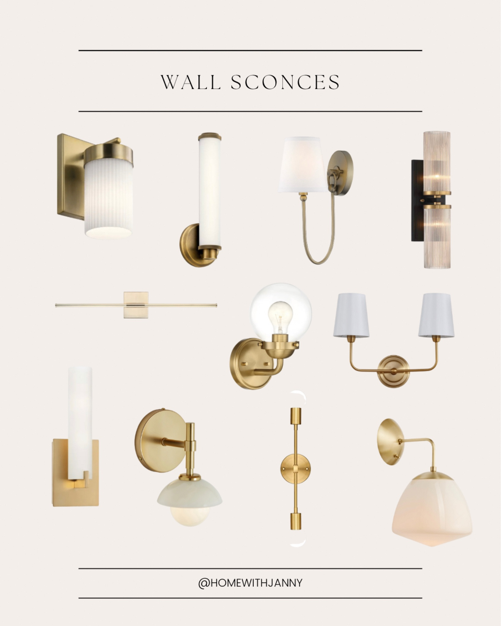 Brass wall sconces

#LTKhome