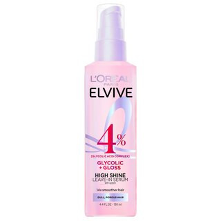 L'Oreal Paris Elvive Glycolic Gloss High Shine Leave-In Serum, 4.4 OZ | CVS Health