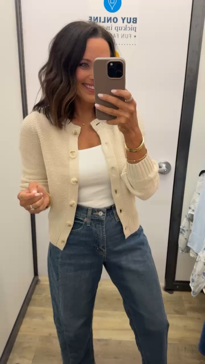 Loved this easy everyday casual outfit 🤍 The cardigan is such a great layering piece and looks so cute paired with these comfy pull-on pants. Perfect for running errands, casual days, or just a relaxed everyday look. Wearing a size small.

#ltkstyle #ltkfinds #casualoutfit #everydaystyle #springoutfit #casuallook #outfitideas #springfashion #wardrobestaples #ltkfashion