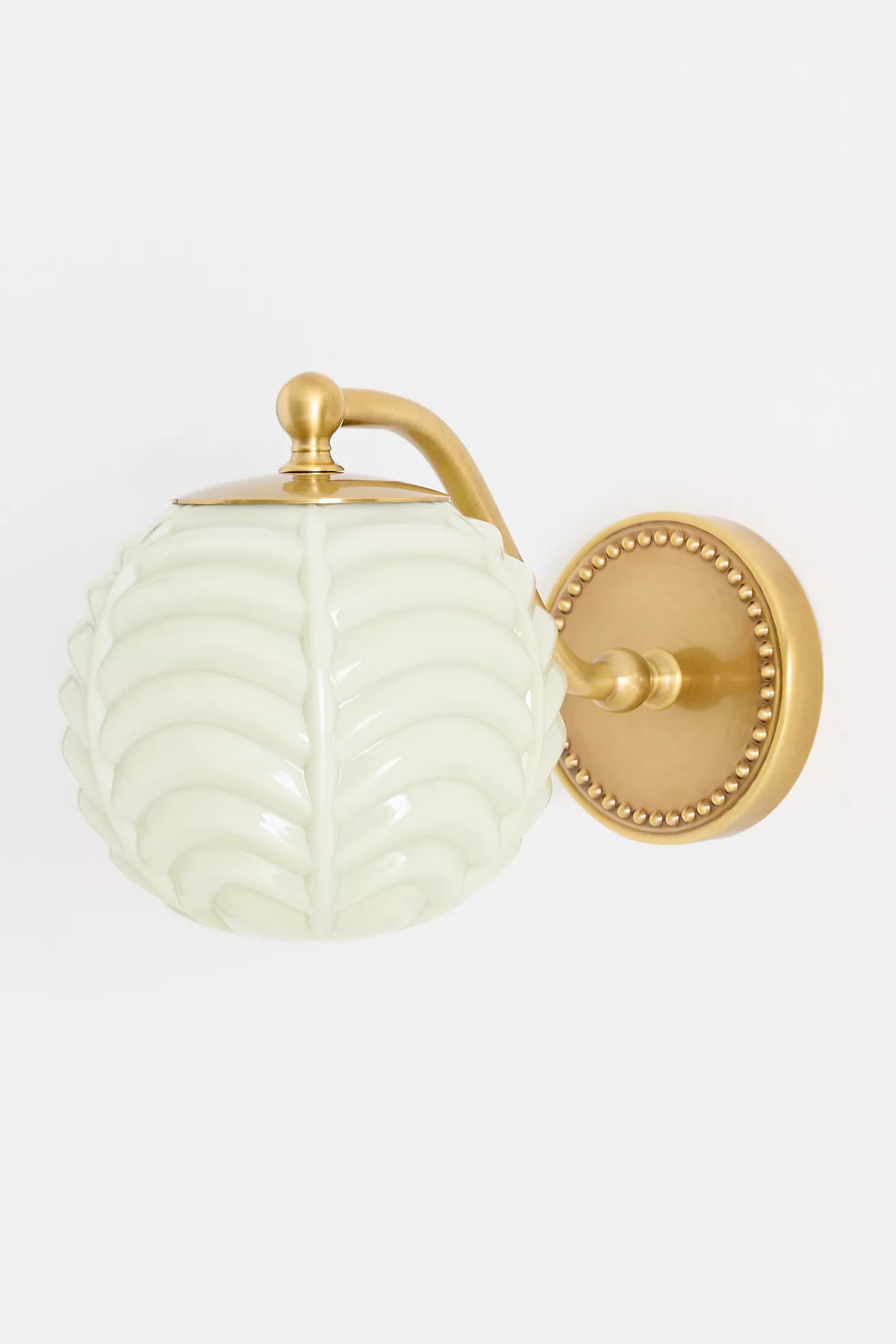 Charlotte Milk Glass Sconce | Anthropologie (US)