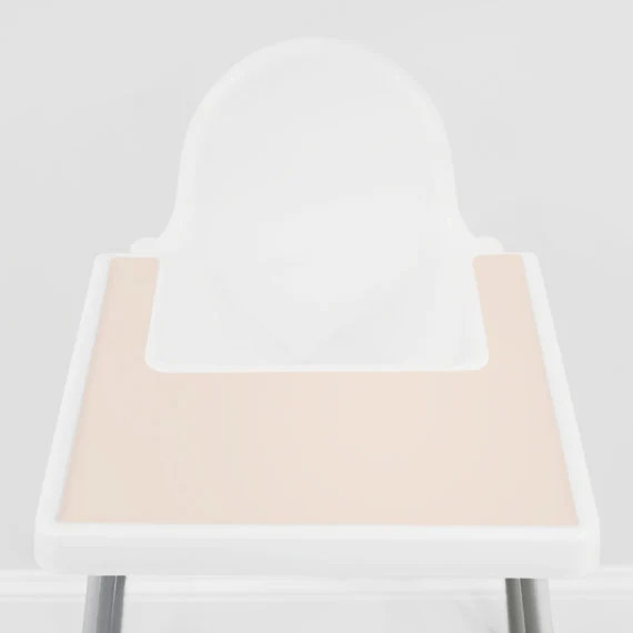 Blushing Beige // IKEA Antilop Highchair Silicone Placemat // - Etsy | Etsy (US)