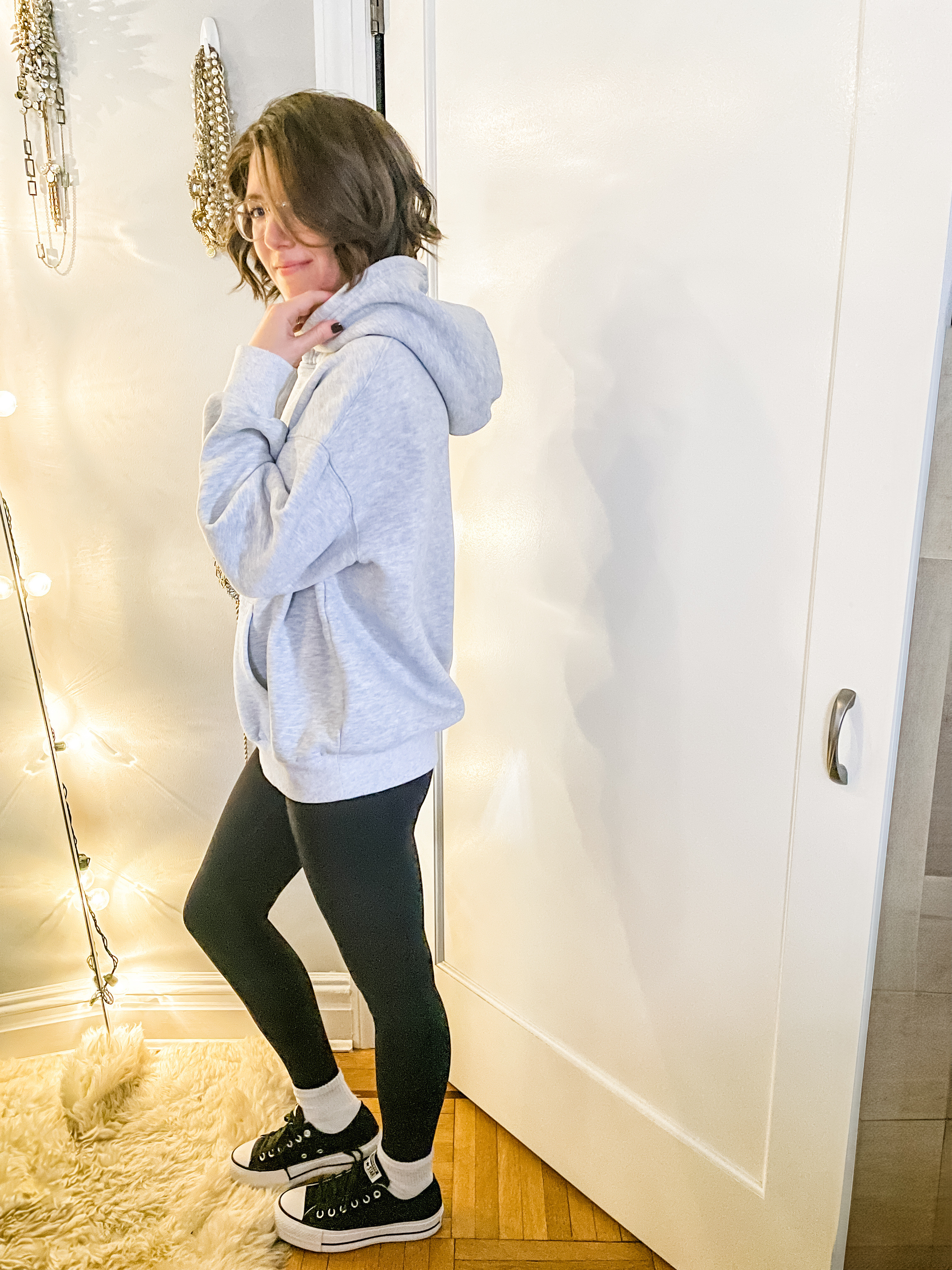 Coziest sweatshirt: I sized up 1
Leggings: TTS
Sneakers: TTS

#LTKSaleAlert #LTKTravel #LTKHoliday