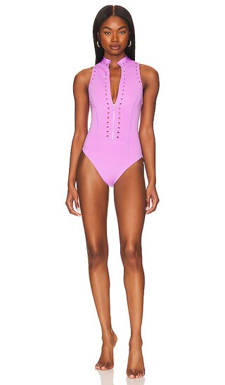 Mathilda One Piece in Jewel | Revolve Clothing (Global)