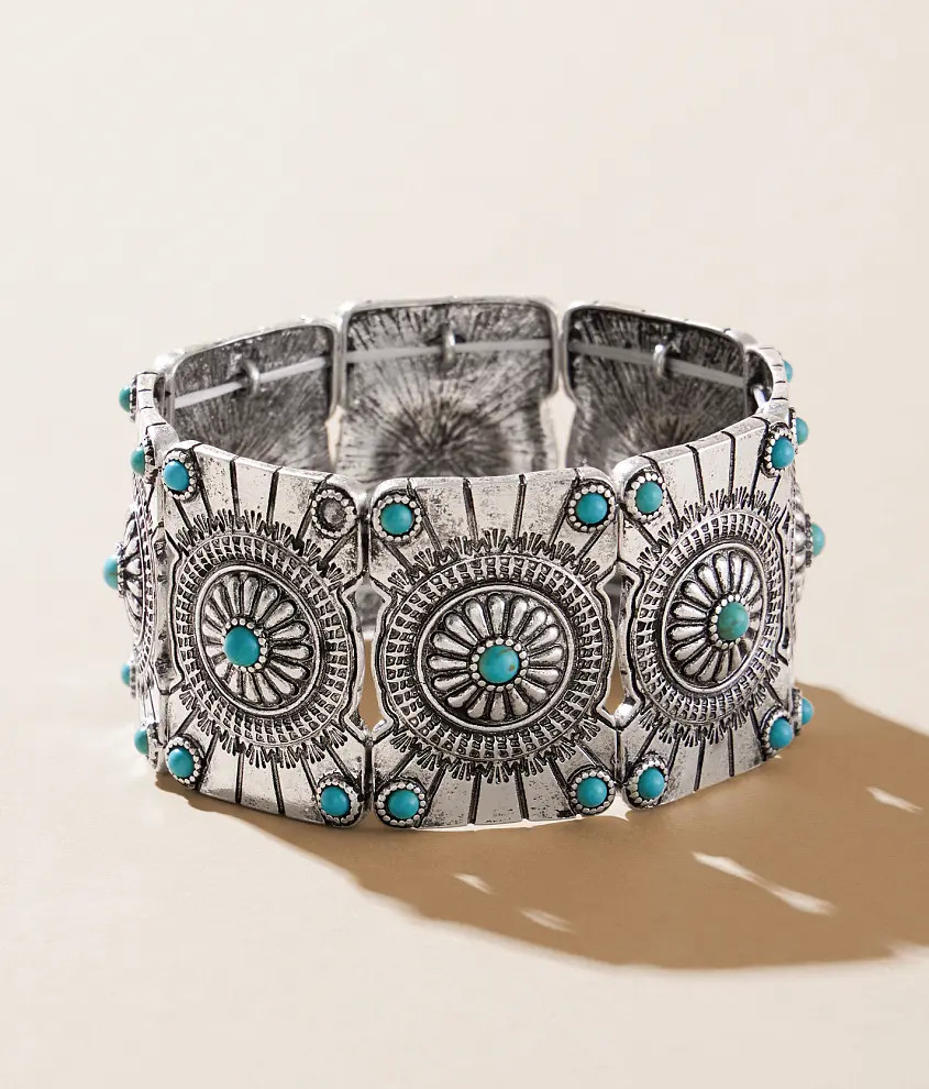 Western Turquoise Bracelet | Buckle