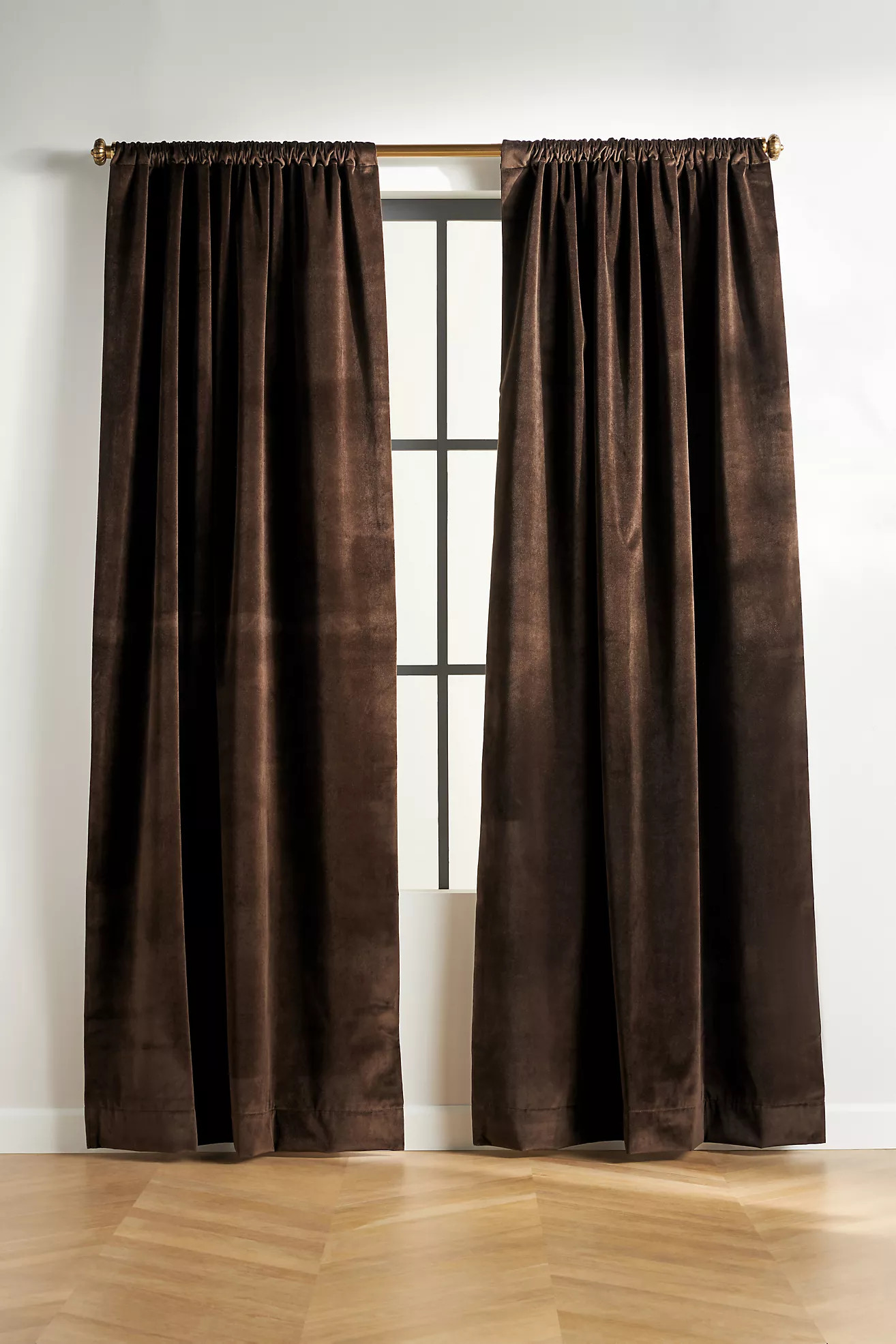 Matte Velvet Curtain | Anthropologie (US)